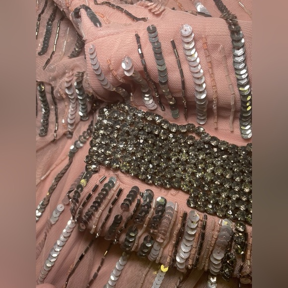 Mac Duggal 93582 Pink Sequin Embellished Gown Size 12 | Formal Evening Dress - Picture 8 of 10